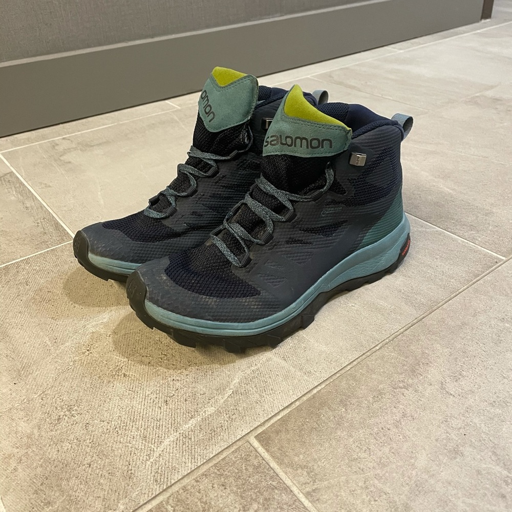 Salomon Navy Hiking Boots